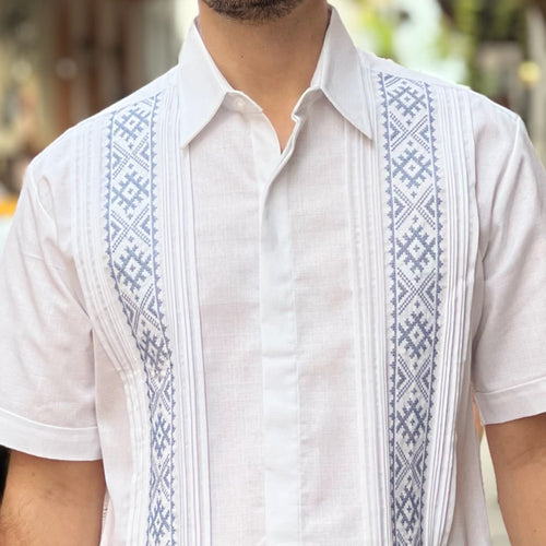 GUAYABERA HOCABA BLANCA