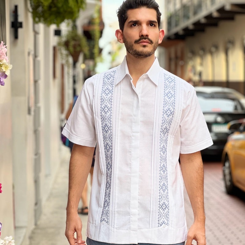 GUAYABERA HOCABA BLANCA