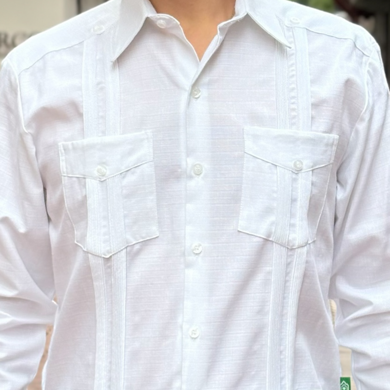 GUAYABERA DIPLOMÁTICA SENCILLA