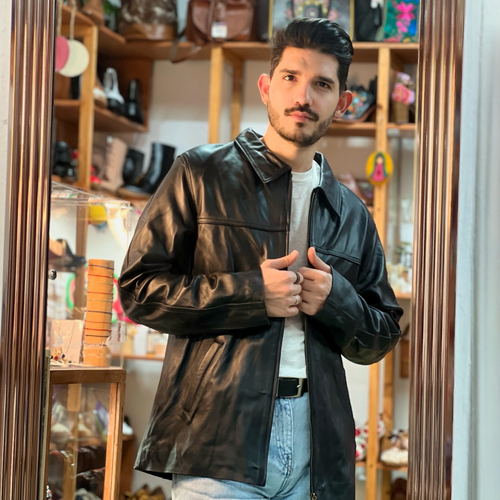 SACO ITALIANO CON CIERRE NEGRA
