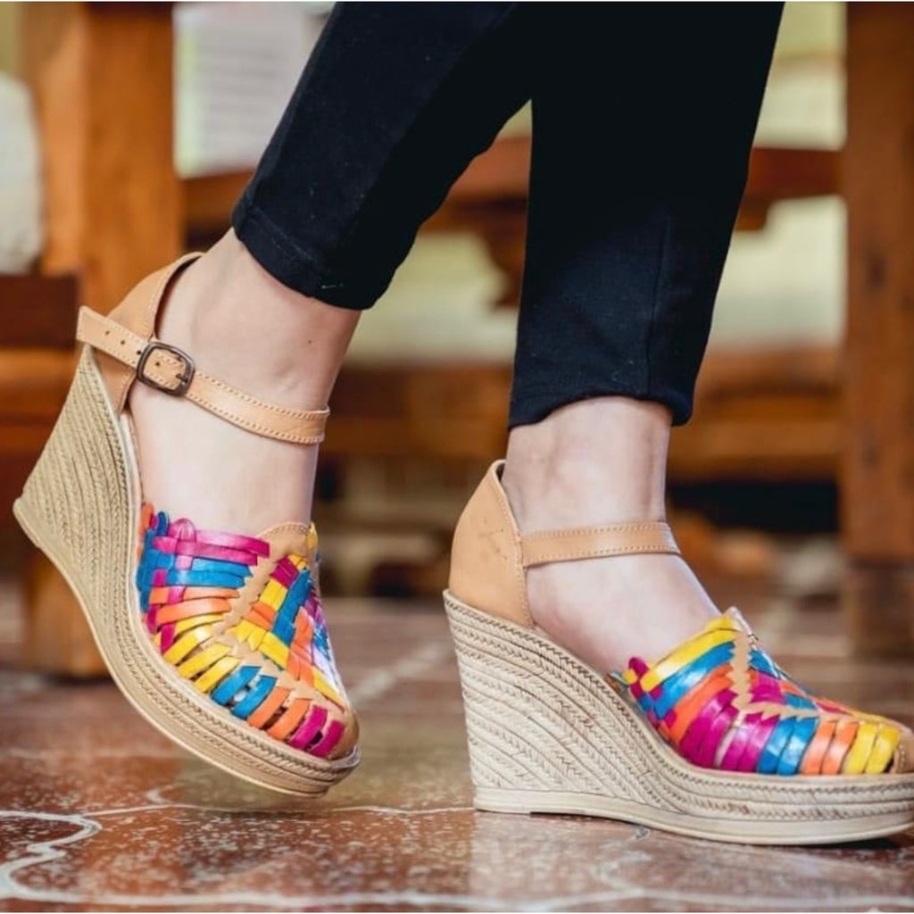 PLATAFORMA AZTECA MULTICOLOR – Manos con Arte Store