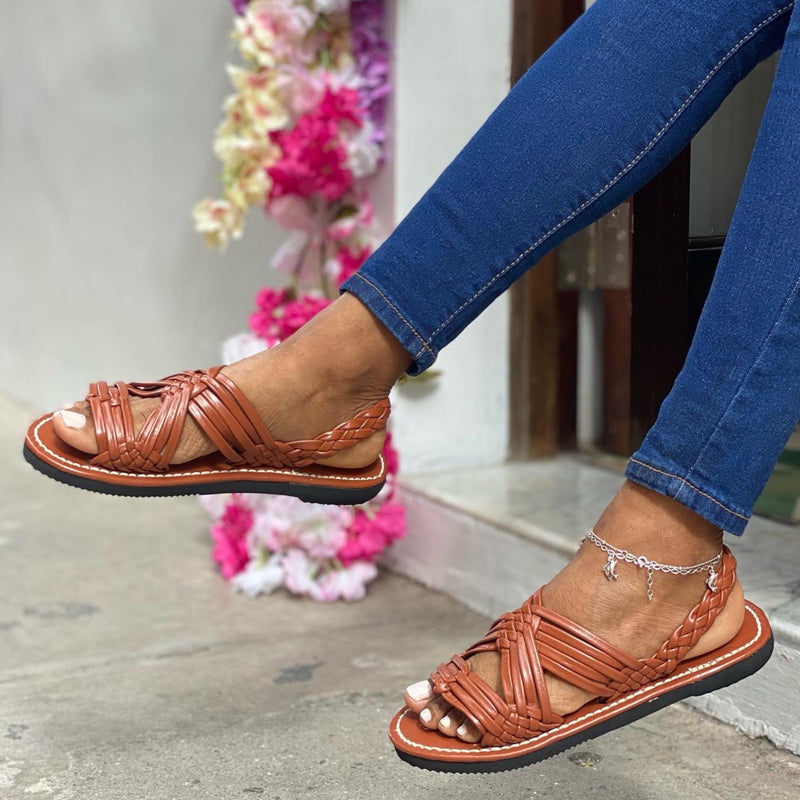 HUARACHE CUTARRA SESCOCHO CAFÉ