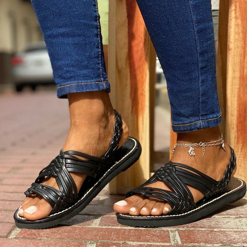 HUARACHE CUTARRA SESCOCHO NEGRA