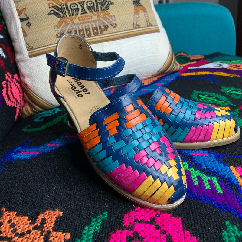 MULTICOLORED SPRING SANDALS