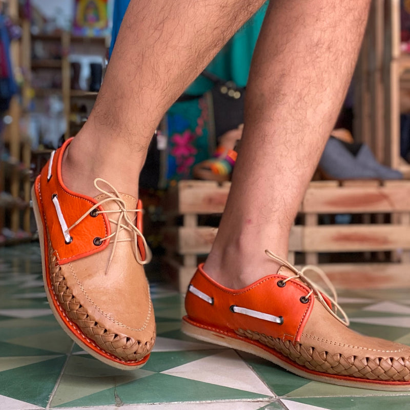 ZAPATO MARINERO NARANJA