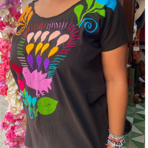 PEACOCK HUIPIL